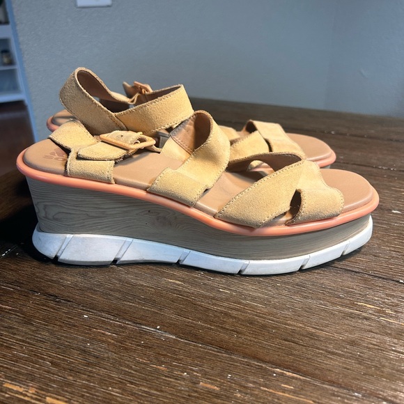 Sorel Joanie III ankle strap wedge sandals size 10 - Picture 7 of 11